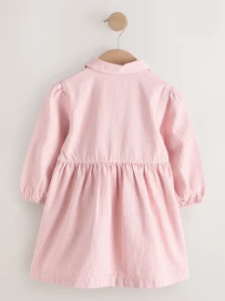 Next Bande rose - Robe en coton à manches longues (3mois8ans) Clearance