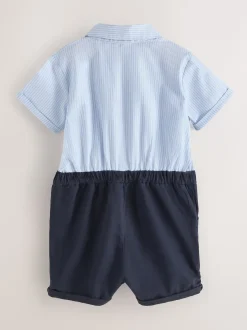 Baker by Ted Baker Barboteuse bleue élégante à nœud cravate Outlet