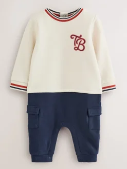 Baker by Ted Baker Barboteuse Pierre bleu marine Rouge Best