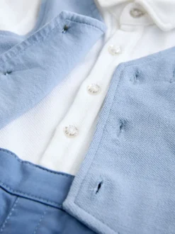 Baker by Ted Baker Barboteuse bleue élégante à nœud cravate Online