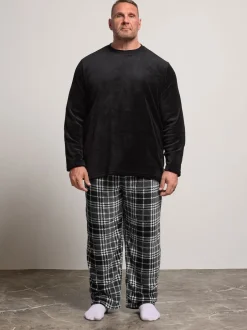 BadRhino Big & Tall Bas de pyjama en polaire à carreaux Hot