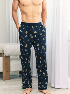 Chelsea Peers Bas de pyjama imprimé Wild dining Hot