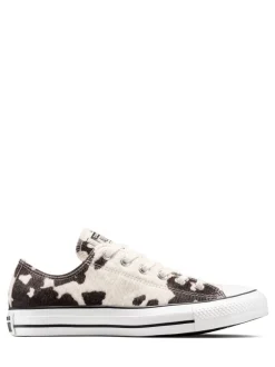 Converse Baskets basses en daim Pony imprimé vache