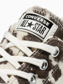 Converse Baskets basses en daim Pony imprimé vache