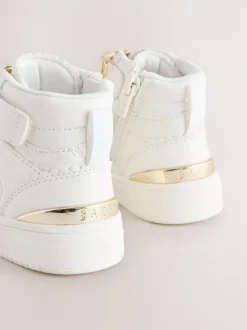 Baker by Ted Baker Baskets montantes Blanc Charm FILLE New