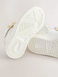 Baker by Ted Baker Baskets montantes Blanc Charm FILLE New