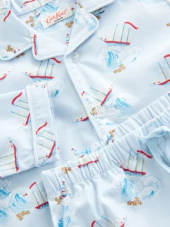 Next Bateau Cath Kidston bleu/blanc - Ensemble pyjama à bouton unique 100% coton Outlet