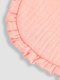 Jojo Maman Bébé Bavoir à volants en mousseline Bébé New