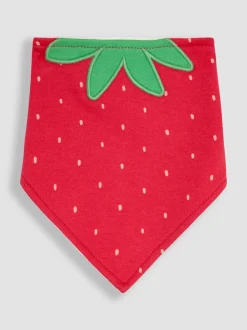 Jojo Maman Bébé Bavoirs Strawberry Dribble 2 Lot Online