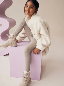 Next - Taille haute Leggings (3-16ans) beige