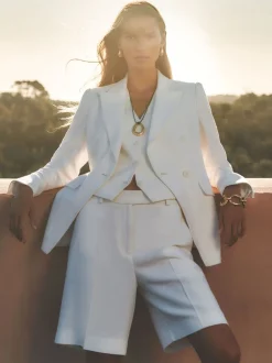 Reiss Bermuda Devon en mélange de lin Best