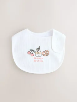 Next Berry Rose Nourriture Character - Bébé BIBS 3 Pack Clearance