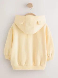 Next - Sweat à capuche zippé (3mths-7yrs) Beurre jaune Best