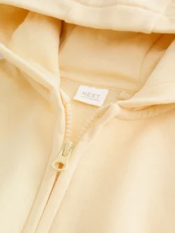 Next - Sweat à capuche zippé (3mths-7yrs) Beurre jaune Best