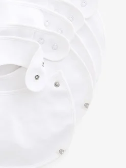 Next Blanc - 100% Coton Bébé BIBS 5 Lot Outlet