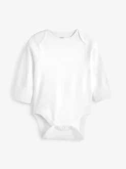 Next Blanc - 3 Lot Kind To Skin Manches longues Bébé Body New