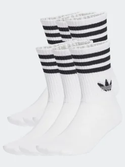 adidas originals Blanc - Chaussettes à col rond 6 Lot