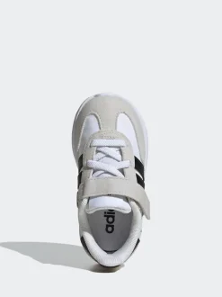 adidas Blanc - Run 70s 2.0 Baskets bébé à crochets et boucles Sale