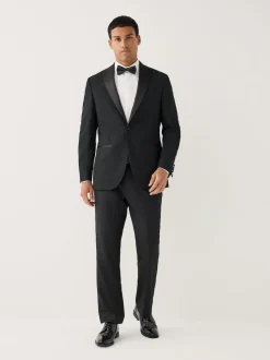 Next Blanc - Ajustement régulier - Chemise robe à plastron plissé et double poignet Sale