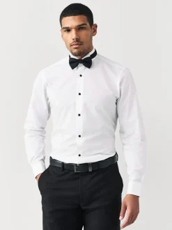 Next Blanc - Ajustement régulier - Lot de cravates classiques à double poignet et coupe classique Hot