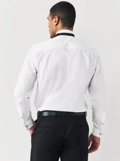 Next Blanc - Ajustement régulier - Lot de cravates classiques à double poignet et coupe classique Hot