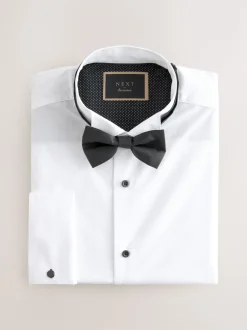 Next Blanc - Ajustement régulier - Lot de cravates classiques à double poignet et coupe classique Hot