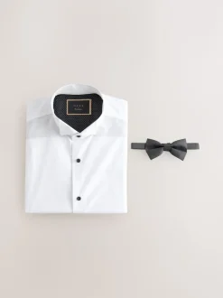 Next Blanc - Ajustement régulier - Lot de cravates classiques à double poignet et coupe classique Hot