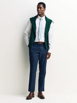 Next Blanc - Ajustement régulier - Chemise habillée texturée à manches longues avec bordure Clearance