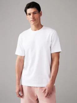 Next - Ajustement régulier - T-shirt épais Blanc