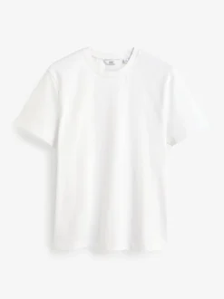 Next - Ajustement régulier - T-shirt épais Blanc