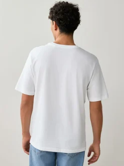 Next - Ajustement régulier - Lot de t-shirts essentiels en coton 6 Blanc Online