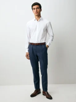 Next Blanc - Ajustement régulier - Lot de 3 chemises élégantes faciles d’entretien à manchette simple Sale