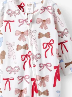 Cotton On Blanc - Barboteuse zippée en coton à manches longues Outlet