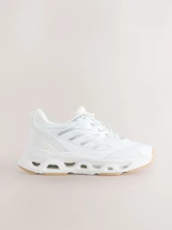 Next Blanc - Baskets à dentelle élastique Online