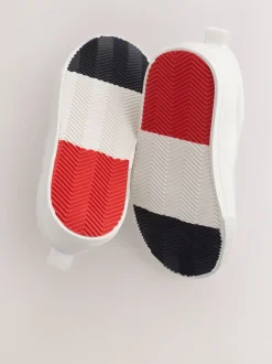 Next Blanc - Baskets à deux lanières à fermeture tactile Online