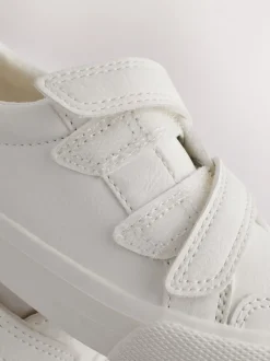 Next Blanc - Baskets à deux lanières à fermeture tactile Best