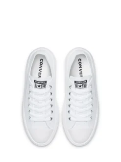 Converse Blanc - Baskets à plateforme All Star Move Chuck Ox New