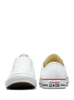 Converse Blanc - Baskets Chuck Ox en cuir blanches Best