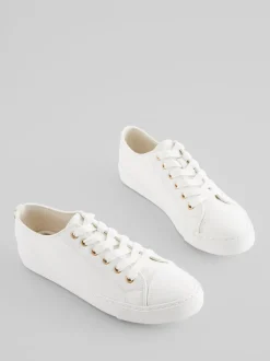 Next Blanc - Baskets de baseball vernies Hot