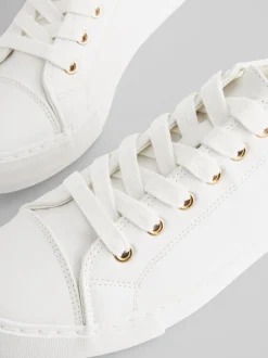 Next Blanc - Baskets de baseball vernies Hot