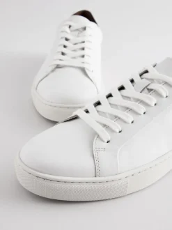 Next Blanc - Baskets en cuir Online