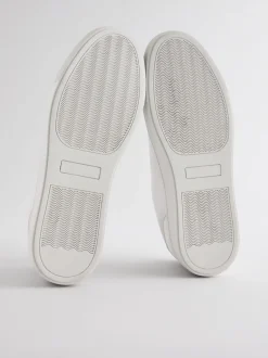 Next Blanc - Baskets en cuir Online