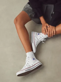 Converse Blanc - Baskets haute Chuck Best