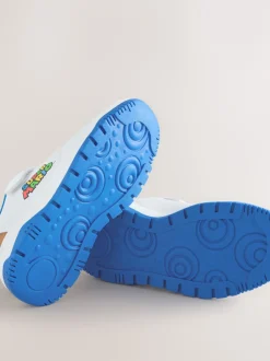 Next Blanc - Baskets Mario à lacets élastiques Discount