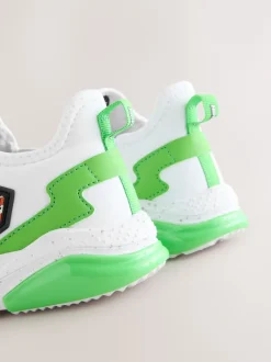 Next Blanc - Baskets Minecraft à lacets élastiques Sale