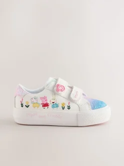 Next Blanc - Baskets Peppa Pig épaisses avec Fermeture par contact Outlet