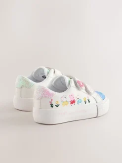 Next Blanc - Baskets Peppa Pig épaisses avec Fermeture par contact Clearance