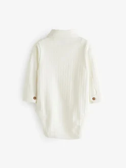 Next Blanc - Body chemise texturé bébé (0mois à3ans) Hot