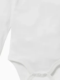 Mori Blanc - Body à encolure enveloppe à manches longues Sale