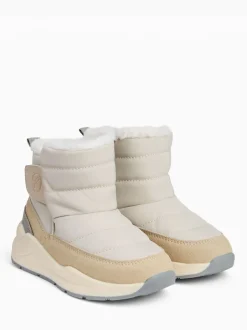 KIDLY by MORI Blanc - Bottes de neige matelassées Sale